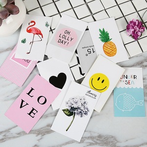 Tarjeta de Felicitación Minimalista Personalizada, Tarjeta de Felicitación de Cartulina Plegable con Mensaje en Blanco - Product Image 1