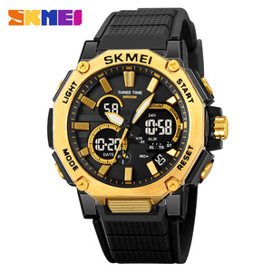 Montres pour homme antichoc, luxe, sport, montres analogiques-digitales, montre-bracelet SKMEI 2219 pour homme - Product Image 3