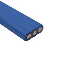 Câble de pompe submersible plat JHSB 2,5 mm² 3 mm² 6 mm² 10 mm² 3 conducteurs, isolé en caoutchouc, résistant à l'eau, flexible