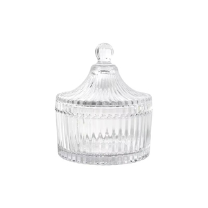 Tarro de cristal al por mayor para almacenamiento, azucarero, salero, dispensador de condimentos para cocina, joyero, decoración de escritorio para el hogar, regalo - Product Image 5