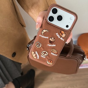 Custodia per telefono ricamata a forma di croissant XP1271 compatibile con Apple 17 <span class=keywords><strong>PRO</strong></span> MAX, nuova custodia a copertura totale con cartoni animati per <span class=keywords><strong>iPhone</strong></span> 16/15 <span class=keywords><strong>PRO</strong></span>/<span class=keywords><strong>14</strong></span> <span class=keywords><strong>PRO</strong></span> - Product Image 2