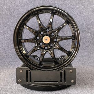 ล้อแม็กซ์อลูมิเนียมอัลลอย A356.2 CE28 ขนาด 15 นิ้ว สีดำเงา สำหรับรถยนต์, ขอบล้ออัลลอย PCD 4/100 เหมาะสำหรับ Subaru, Honda Civic - Product Image 1