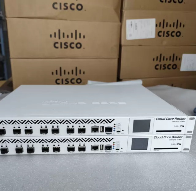 CCR1072-1G-8S+ Cloud Core Router 72-Core CPU 8.10G SFP+ Port 1U Rack Mount Enterprise Gateway