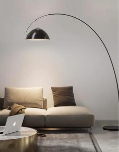 Hậu hiện đại đơn giản ARC LED Đèn sàn CCT thắp sáng kim loại khách sạn sáng tạo câu cá trang trí tối giản phòng khách phòng ngủ Dimmable - Product Image 3