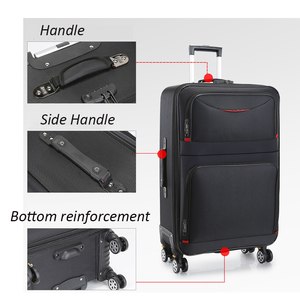 MGOB Custom Softside <span class=keywords><strong>valigia</strong></span> espandibile <span class=keywords><strong>grande</strong></span> classico Set di valigie con Mini borsetta impermeabile <span class=keywords><strong>in</strong></span> <span class=keywords><strong>tessuto</strong></span> Oxford <span class=keywords><strong>valigia</strong></span> - Product Image 6