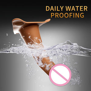 Çiftler paylaşımı Hollow giyilebilir Penis kol kalın ve büyük gerçekçi yapay Penis ereksiyon yardım genişletici erkekler için gecikme boşalma - Product Image 5