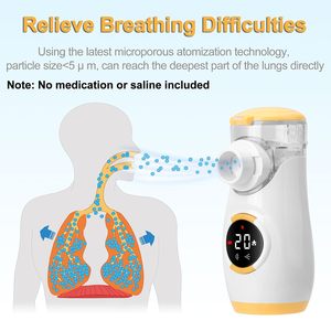 Nebulizador Ashtma Inhalator Maschine Tragbare Baby Mesh Tragbare Verne bler Maschine - Product Image 5