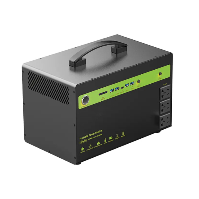 2000w Portable Power Station with Solar Panel Solar Portable Battery
