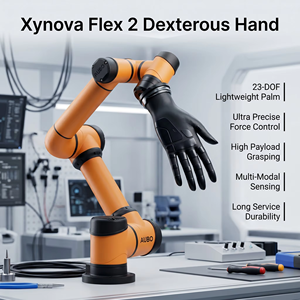 Xynova Flex 2 AI Vision Feedback หุ่นยนต์มือรูปทรงมนุษย์ที่มีความคล่องแคล่ว รองรับการใช้งานร่วมกับ AUBO 110 แบบร่วมปฏิบัติงาน - Product Image 4