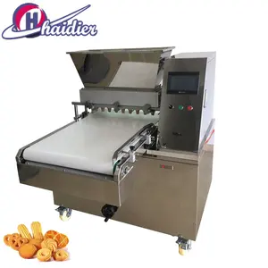 Extrusora de massa de biscoito com máquina de corte de lanche
