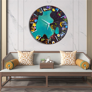 Dm732 lớn Roman số đồng hồ Silicon khuôn Đồng hồ nhà thiết kế trang trí Silicone khuôn mẫu cho bê tông - Product Image 5