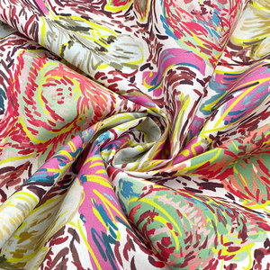 Alibaba Nhà cung cấp vàng tùy chỉnh hoa đầy màu sắc đồng bằng <span class=keywords><strong>Twill</strong></span> thấp moq Chiều rộng 57/58 ''100% bông vải kỹ thuật số in - Product Image 3