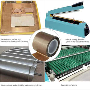 Cinta autoadhesiva de PTFE de un solo lado de alta calidad, tela resistente al calor, Material de enmascaramiento, corte acrílico sensible a la presión - Product Image 6