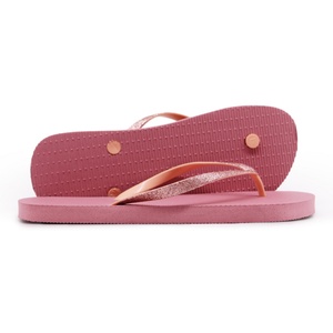 Sandalias de Playa con Brillantina Rosa para Mujer, Chanclas con Tira Brillante, Antideslizantes, Suaves, para Verano, con Logotipo Personalizado - Product Image 3