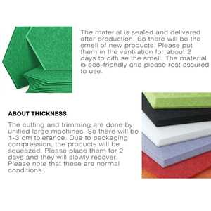Giảm Giá Bảng Âm Thanh Khuếch Tán Espuma Cách Âm Bảng Âm Thanh Lục Giác Cách Âm Cho Phòng Thu Âm Nhạc - Product Image 4