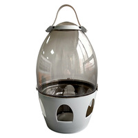 Fournitures et accessoires pour pigeons de haute qualité, abreuvoir et fontaine à eau transparents en plastique pour pigeons de 2L à 6L