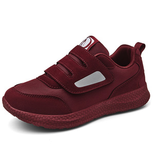 Chaussures de marche pour hommes et femmes, bout rond, tige en maille respirante, semelle extérieure en caoutchouc, couleur unie, textile, légères et confortables, printemps - Product Image 5