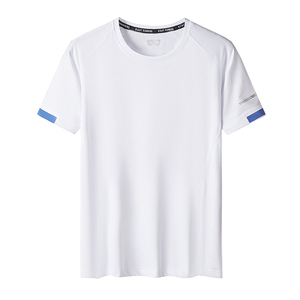 T-shirt <span class=keywords><strong>de</strong></span> course pour homme, col rond, en coton, pour <span class=keywords><strong>musculation</strong></span>, sport, gym - Product Image 3