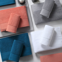Serviettes de bain extra larges Ensemble de salle de bain 100% coton Drap de bain Serviette de plage de luxe Serviette de spa pour la maison et l'hôtel