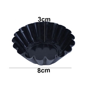 Ensemble de 18 moules à tartelettes rondes antiadhésives de 3 tailles, moules à cupcakes et à muffins, moules à tartelettes en métal - Product Image 4