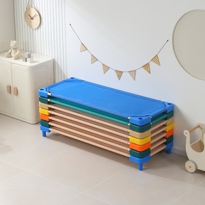Nursery Mesh Netting <strong>Bed</strong> with Steel Frame Minimalist Modern Design for Early Education &amp; Daycare Babies' Nap <strong>Bed</strong> Folding Cot - Product Image 4