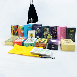 Cartas de <span class=keywords><strong>tarot</strong></span> de varios diseños, baraja de <span class=keywords><strong>tarot</strong></span> con logotipo personalizado impreso, oráculo con guía, venta al por mayor - Product Image 4