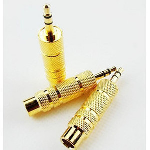 Audio Converter 3.5mm Male To 6.5mm Female Metal Audio <b>Adapter</b> <b>Plug</b> Connector For Audio Equipment - Product Image 2