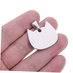 <b>Personalised</b> <b>Dog</b> <b>Tag</b> Stainless Steel Silencer Sublimation Engraving Collar <b>Dog</b> <b>Tags</b> Name ID Blank Bone <b>Dog</b> <b>Tag</b> - Product Image 2