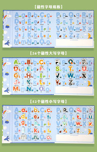 <span class=keywords><strong>Libro</strong></span> Pieghevole con Lettere Magnetiche dell'Alfabeto, Gioco Educativo <span class=keywords><strong>Montessori</strong></span> per l'Apprendimento dell'ABC, Giocattolo da Viaggio per Bambini in Età Prescolare - Product Image 4