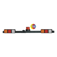 1.2m 12v ambre a mené la barre lumineuse de balise de clignotant d'avertissement pour des camions de secours
