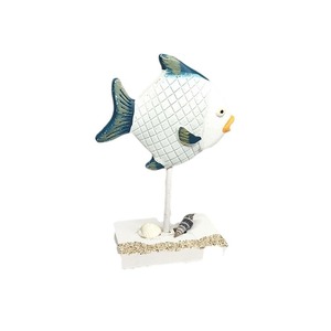 Decoraciones <span class=keywords><strong>de</strong></span> Madera <span class=keywords><strong>de</strong></span> Estilo Mediterráneo, Serie Océano, con Velero, Faro, Concha Marina, Estrella <span class=keywords><strong>de</strong></span> <span class=keywords><strong>Mar</strong></span> y Peces - Product Image 5