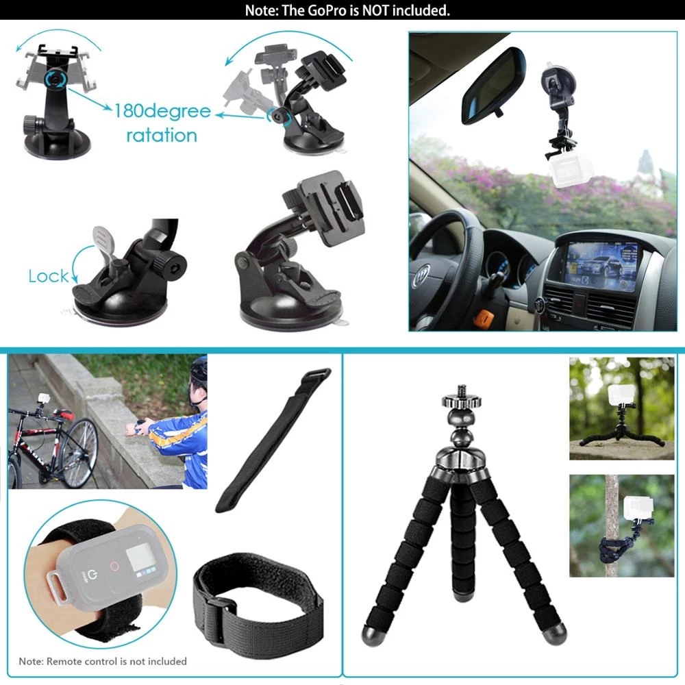 GoPro Hero用50in1アクセサリーキット98 7 6 5 4 3 3 2スポーツ GoPro Hero用50in1アクセサリーキット98 7 6 5 4 3 3 2スポーツ