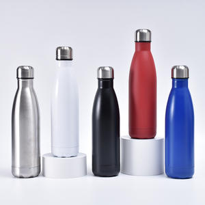 Bouteille de cola 350/500/750/1000 ml, bouteille d'eau sportive en acier inoxydable 500 ml couleur naturelle, tasse thermos pratique - Product Image 2
