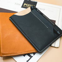 Carnet de notes professionnel personnalisé avec logo, couverture en cuir, journal de réunion, étui avec boucle pour stylo, bloc-notes portable, housse de protection