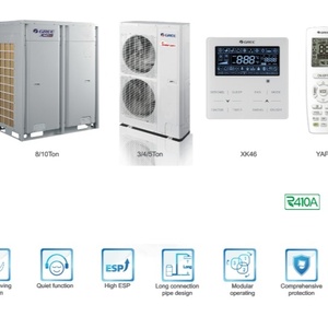 Système de climatisation central VRF multi-zones de type split 3, 4, 5 tonnes, unité de climatisation 24000, 36000, 48000 Btu - Product Image 5