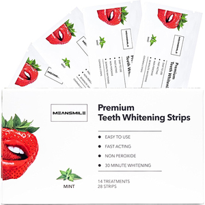 Gel blanqueador de grado Dental, 28 tiras de esmalte, fórmula segura, Kit de tiras blanqueadoras de dientes profesionales para dientes sensibles - Product Image 1