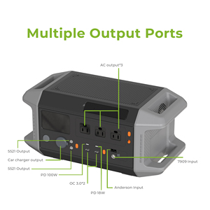120V 220V 태양광 휴대용 이동식 전원 공급 장치 가정용 조명 야외 태양광 패널 발전소 호텔용 USB 전원 - Product Image 6