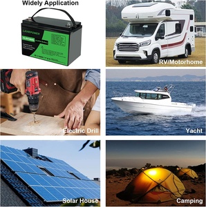 Batteries rechargeables à décharge profonde de qualité supérieure 12V 100Ah 200Ah Batterie solaire au lithium-ion - Product Image 5