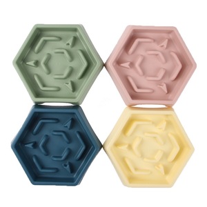 Mangkuk Puzzle pemberi makan lambat interaktif untuk anjing dan kucing dengan desain labirin yang dapat disesuaikan untuk mencegah makan cepat dan meningkatkan pencernaan - Product Image 5