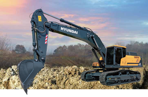 100% nouvelle pelle sur chenilles HX375L Hyundai de 38 tonnes conforme à l'EPA et à la CE prix d'usine de la machine de pelle sur chenilles haute performance en stock - Product Image 3