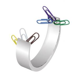 Porta e Dispenser per Graffette a Semicerchio: Accesso Conveniente alle Graffette - Product Image 1