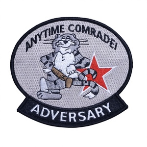 衣類用カスタム卸売高品質フル刺繍パッチバッジ、格安で100％カスタム刺繍パッチを製造 - Product Image 4