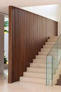 WPC gỗ vuông phòng khách ngăn đồ nội thất nhà phân vùng Màn hình Ngăn phòng - Product Image 5