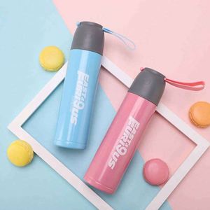 Furi9us Stainless Steel Vacuum Tumbler 500ml Double Wall Insulated Travel <b>Bottle</b> With Lid Modern Design Multi Color Options - Product Image 2