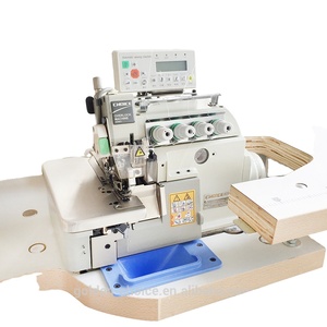 Machine à coudre industrielle surjeteuse à entraînement direct, 5 fils, à coupe automatique pneumatique, aspiration d'air, modèles GC3216EX/PUT/DD - Product Image 1