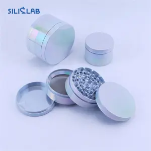 Amoladora de aleación de Zinc de 48mm, 63mm y 75mm, amoladora de aleación de Zinc personalizada de 4 capas de papel rodante, accesorios para fumar, molinillos de hierbas