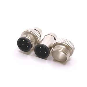 توريد المصنع ترميز ذكر درع العفن البلاستيك حقن صب كابل المكونات M12 موصل 4 دبوس للبيع - Product Image 1