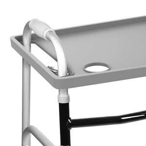 Longing Walking Aid Tray With Cup Holder Foldable Portable Dining Table For <b>Elderly</b> Outdoor Use - Product Image 3
