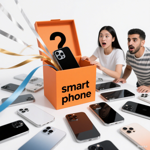 2025 уникальная электронная Подарочная коробка случайный счастливый Рисунок мобильный телефон Ios Android 15 8 ядер 144 Гц Водонепроницаемая Двойная сим-карта - Product Image 3