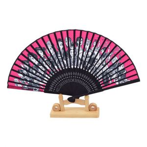 Éventail publicitaire personnalisé, promotion de la marque, éventail pliant à manche en bambou, dessin animé japonais, cadeau d'affaires classique pour mariage - Product Image 2